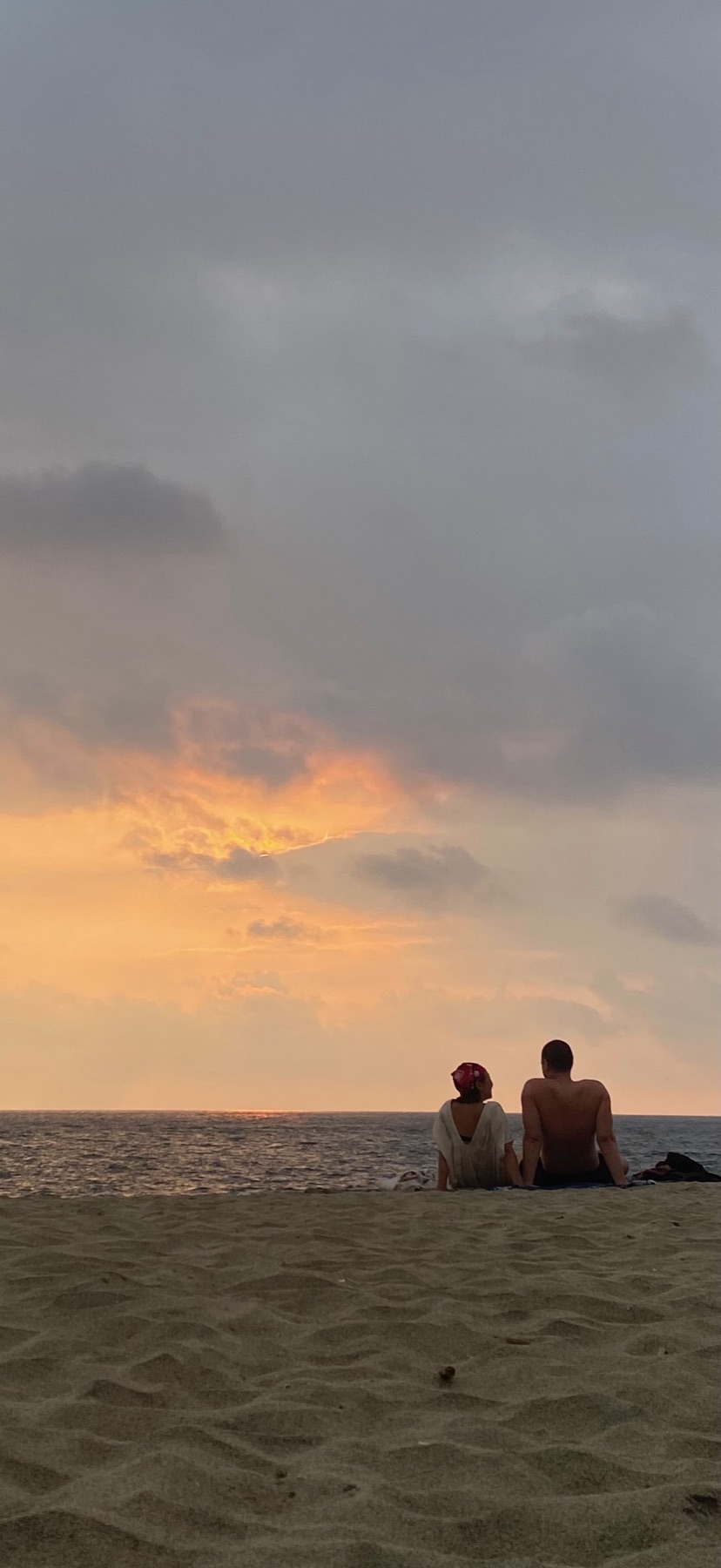 Sunset over the Pacific in Mazunte